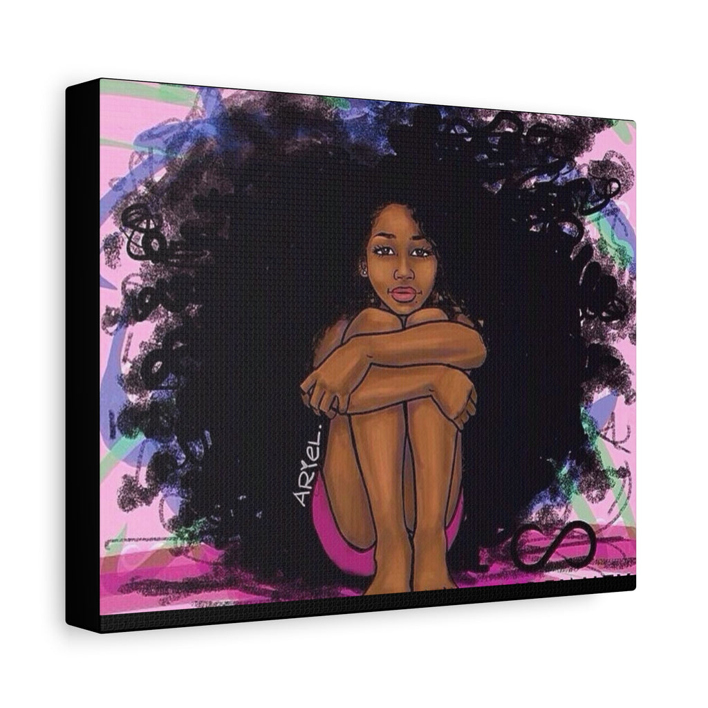 Brown Girl Matte Canvas, Stretched, 1.25"