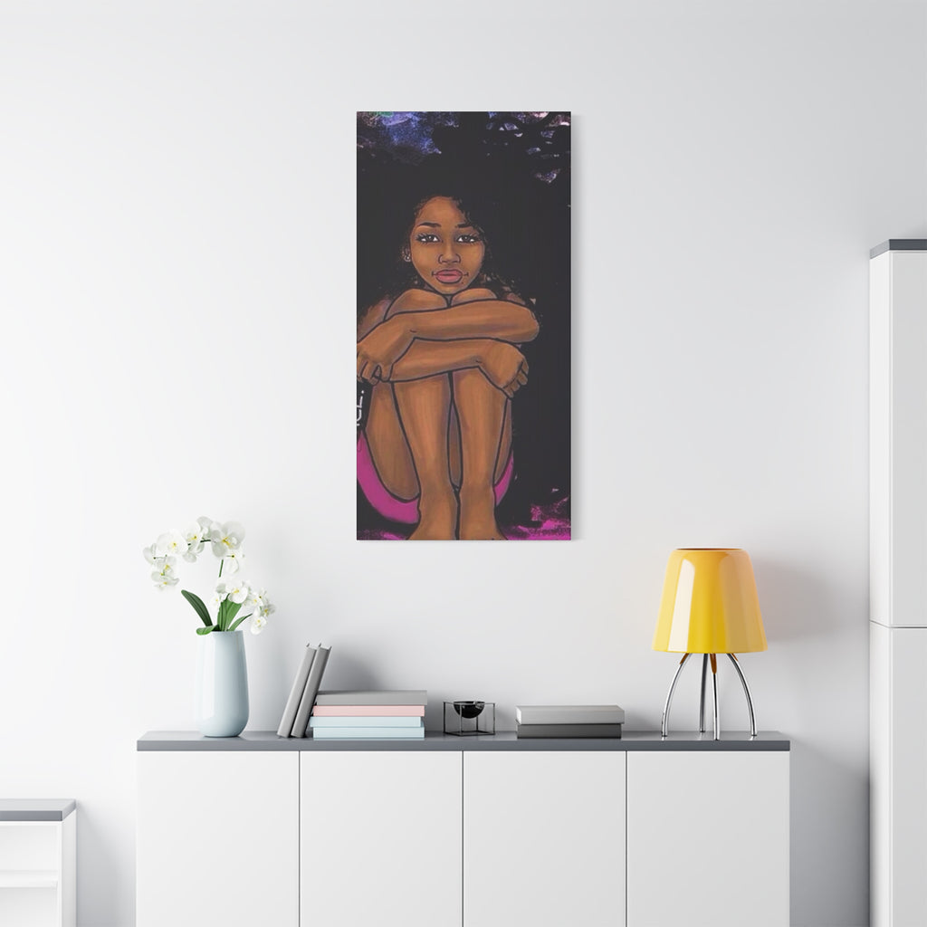 Brown Girl Matte Canvas, Stretched, 1.25"