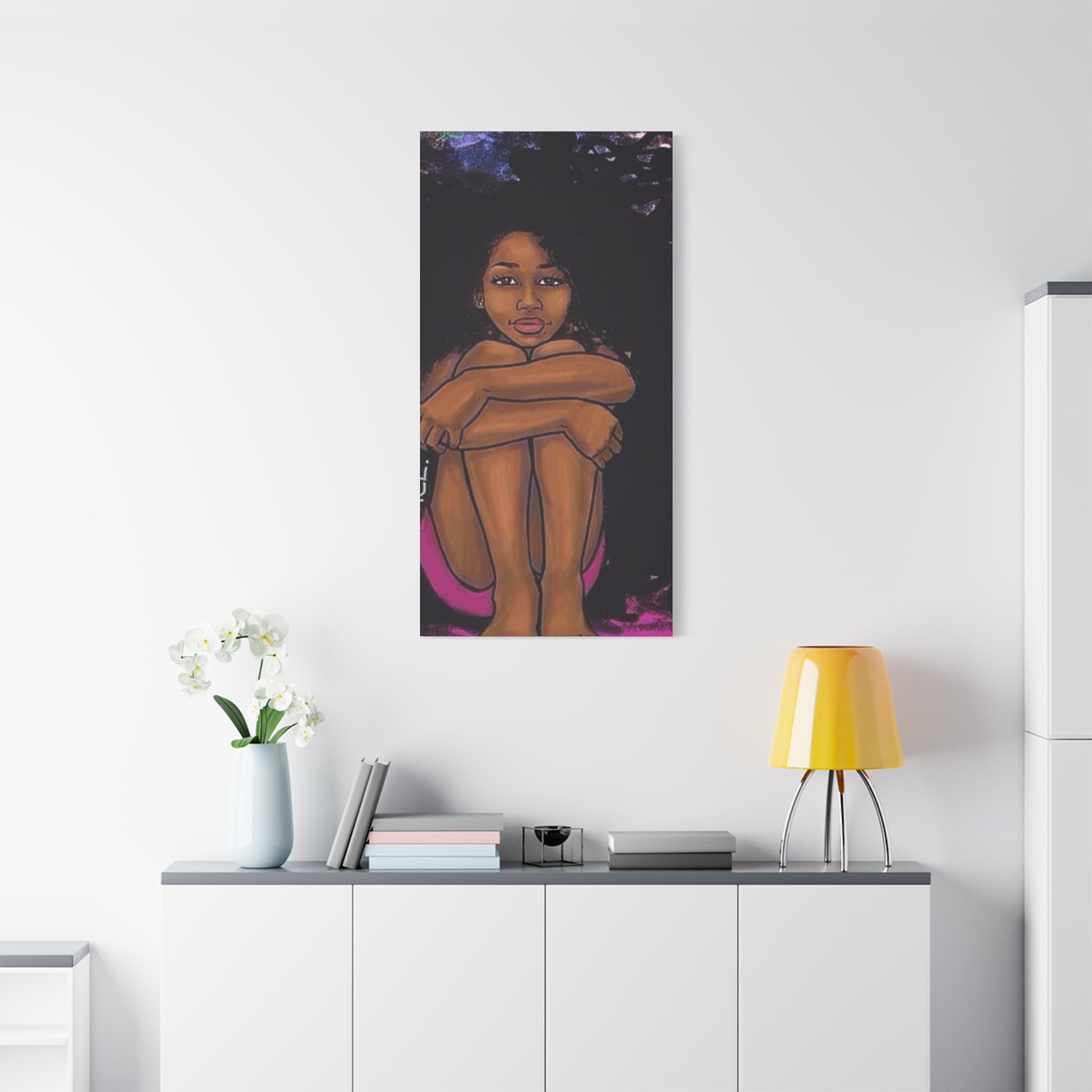 Brown Girl Matte Canvas, Stretched, 1.25"