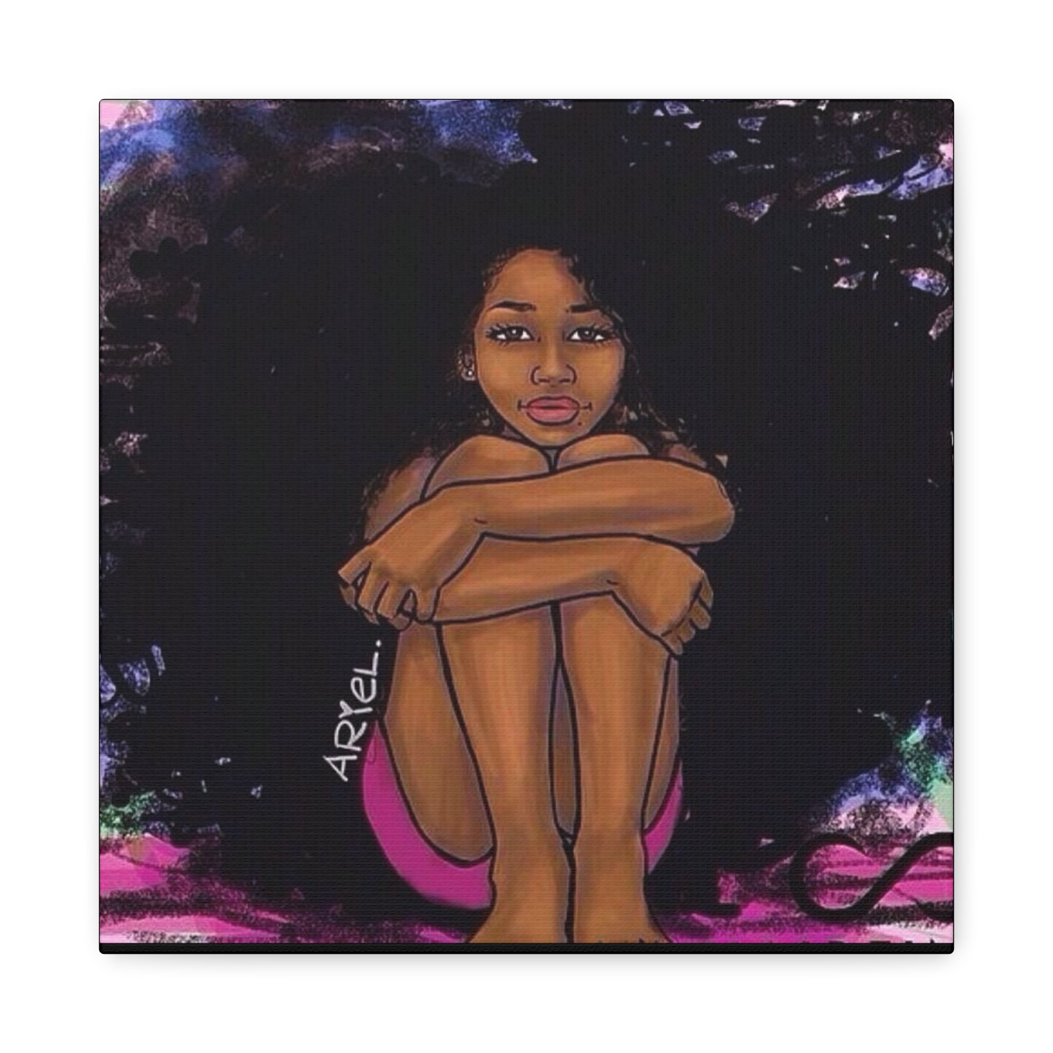 Brown Girl Matte Canvas, Stretched, 1.25"