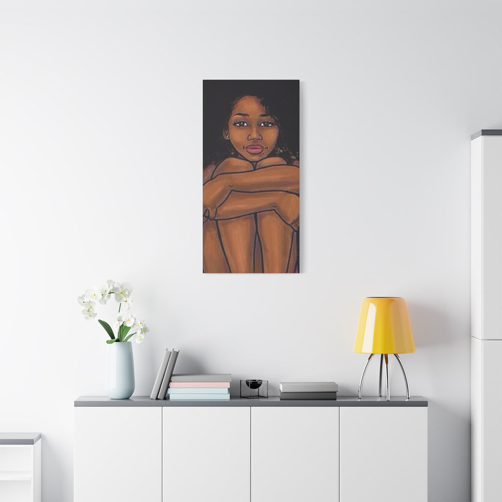 Brown Girl Matte Canvas, Stretched, 1.25"