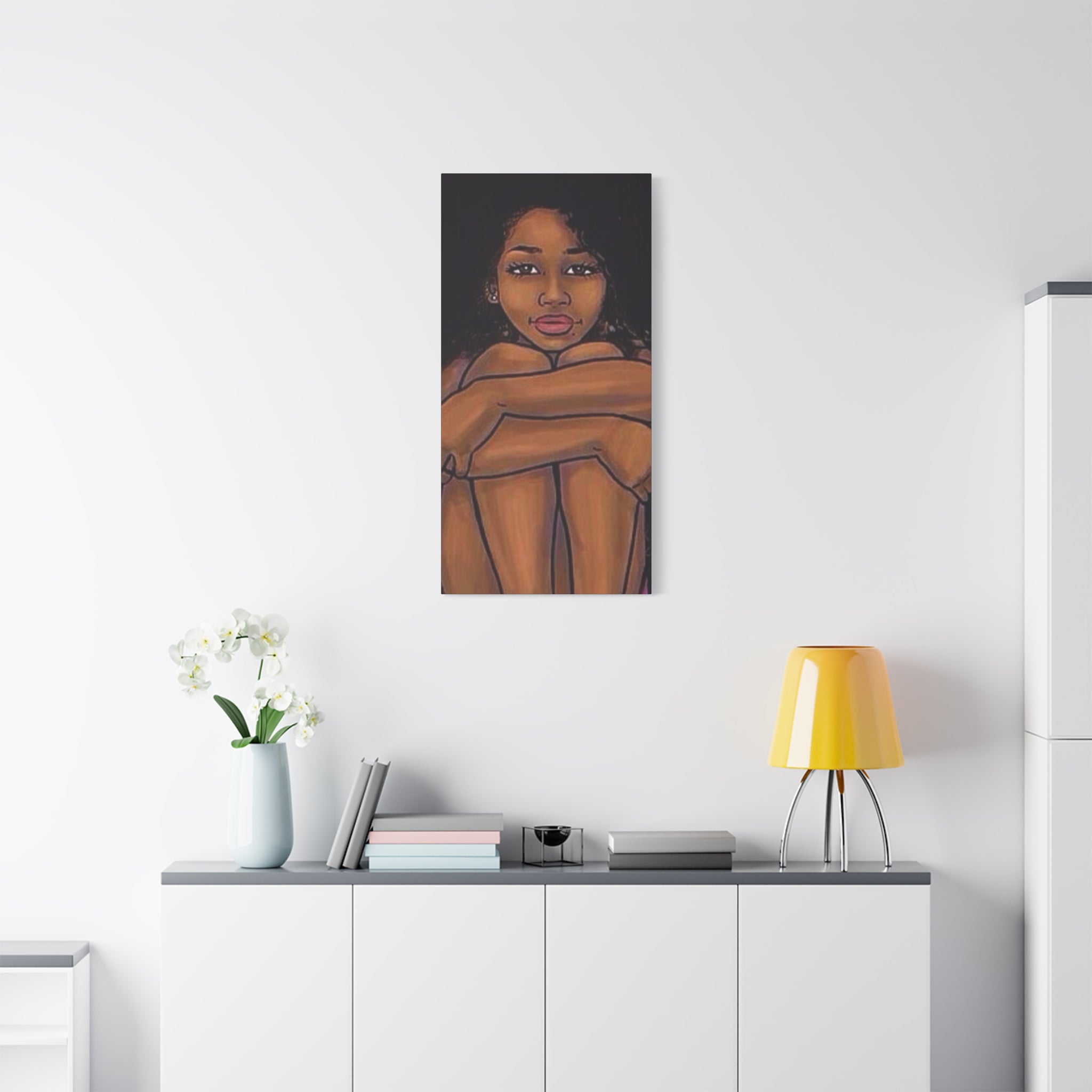 Brown Girl Matte Canvas, Stretched, 1.25"