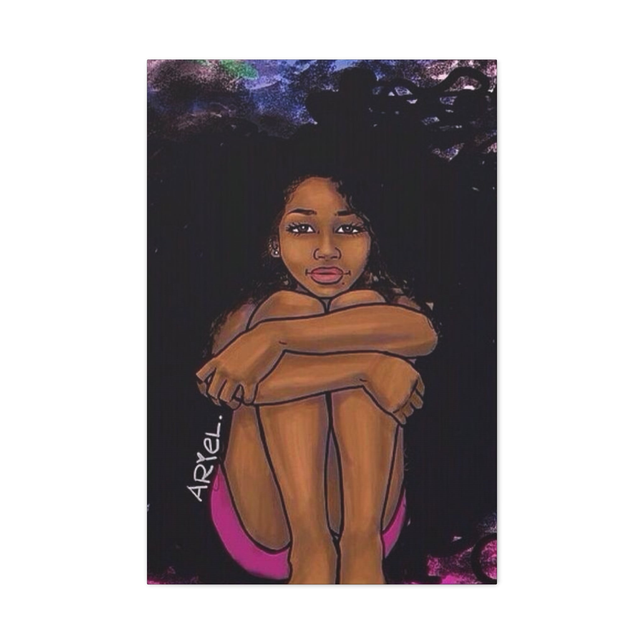 Brown Girl Matte Canvas, Stretched, 1.25"