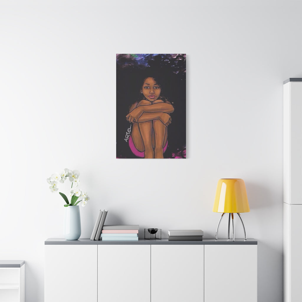 Brown Girl Matte Canvas, Stretched, 1.25"