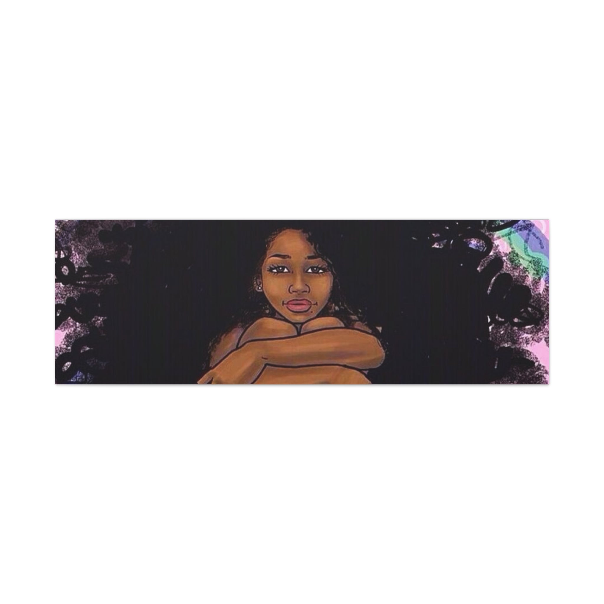 Brown Girl Matte Canvas, Stretched, 1.25"