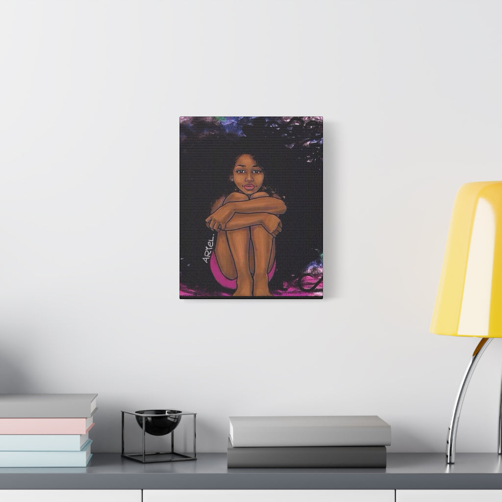 Brown Girl Matte Canvas, Stretched, 1.25"