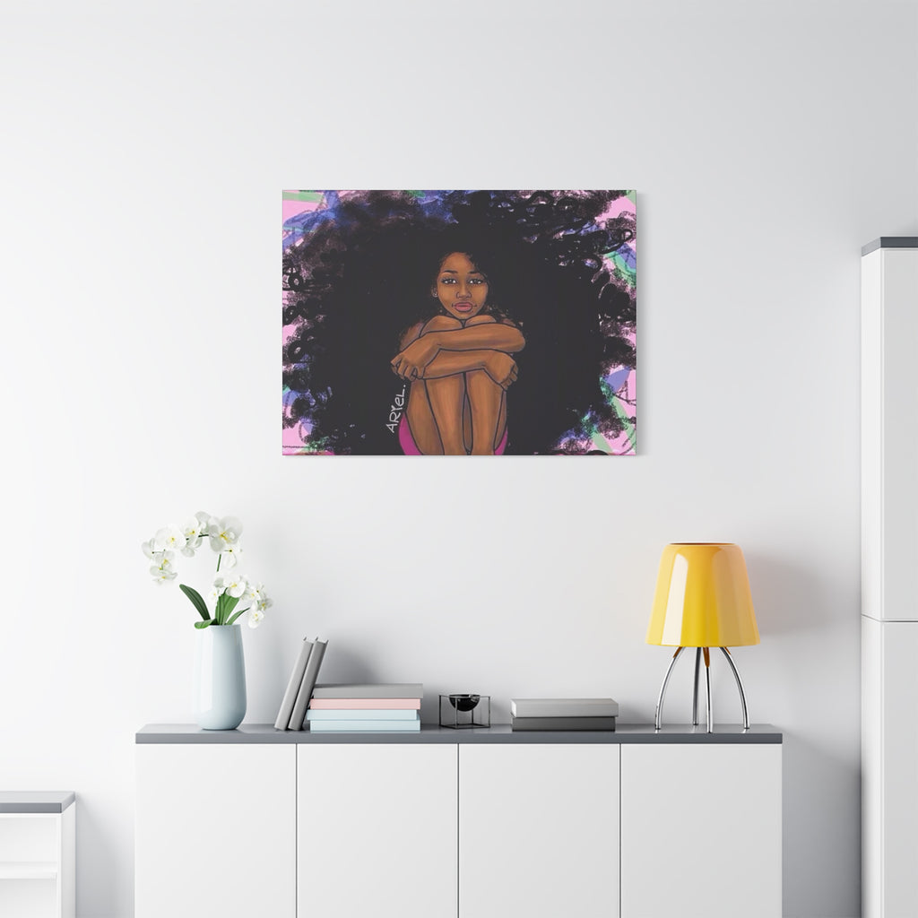 Brown Girl Matte Canvas, Stretched, 1.25"