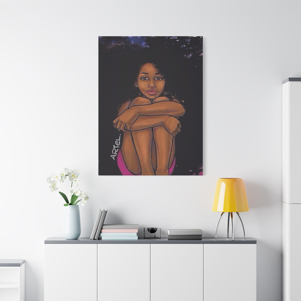 Brown Girl Matte Canvas, Stretched, 1.25"