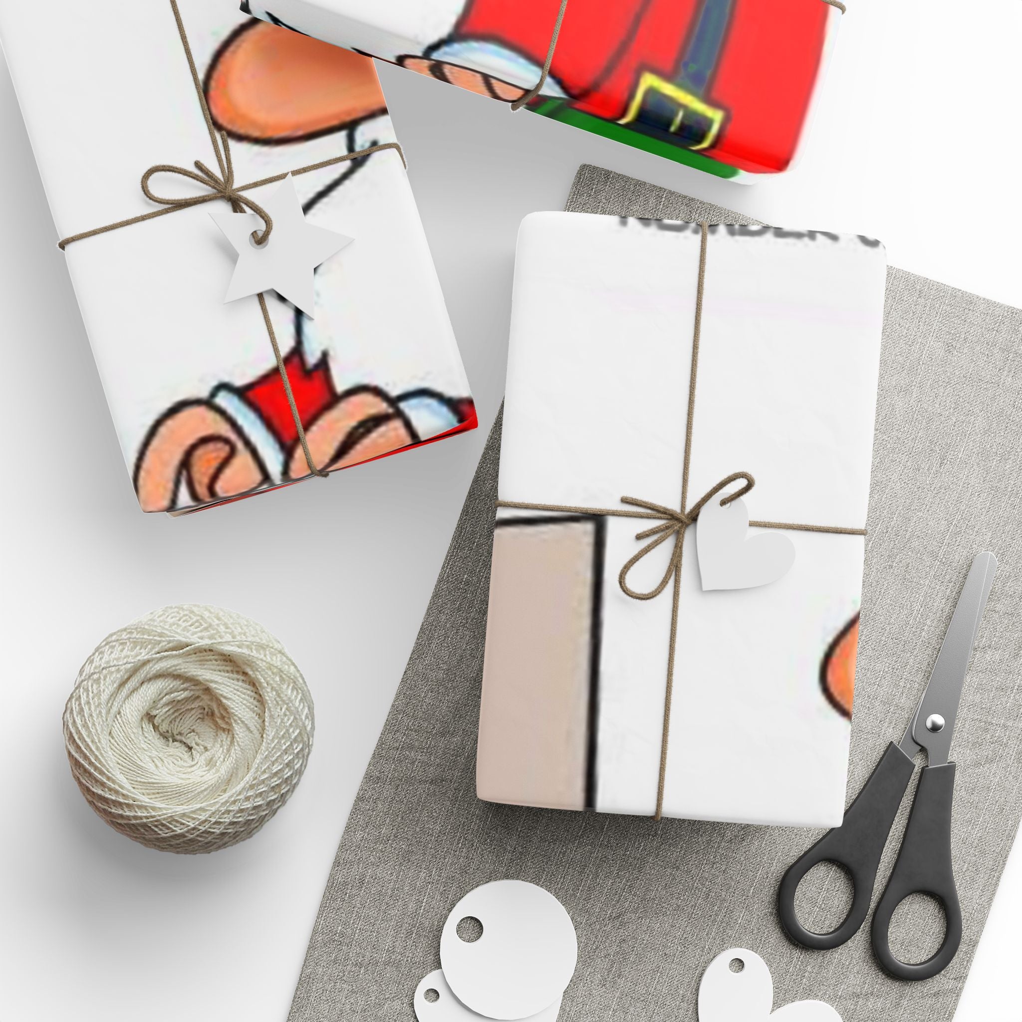 Santa stolen credit card - Festive Wrapping Paper Roll