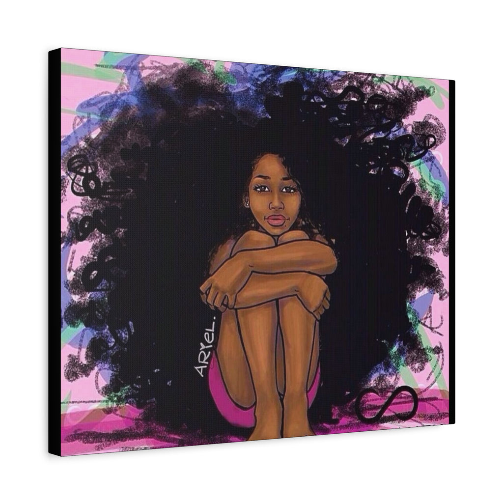 Brown Girl Matte Canvas, Stretched, 1.25"