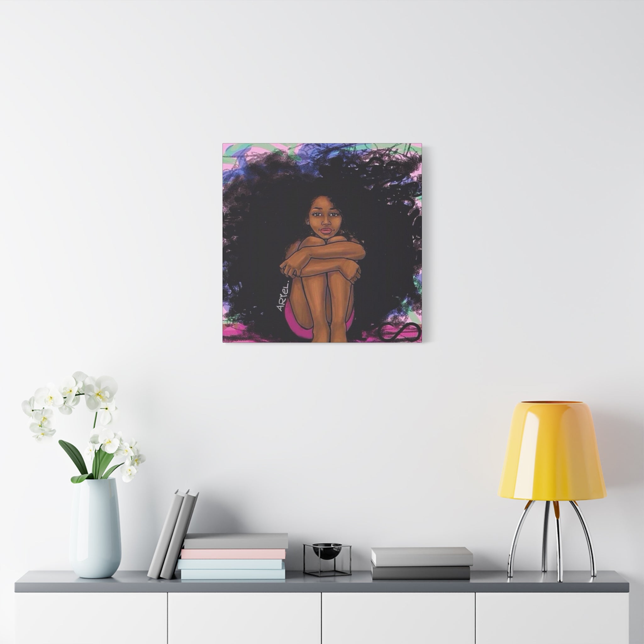 Brown Girl Matte Canvas, Stretched, 1.25"