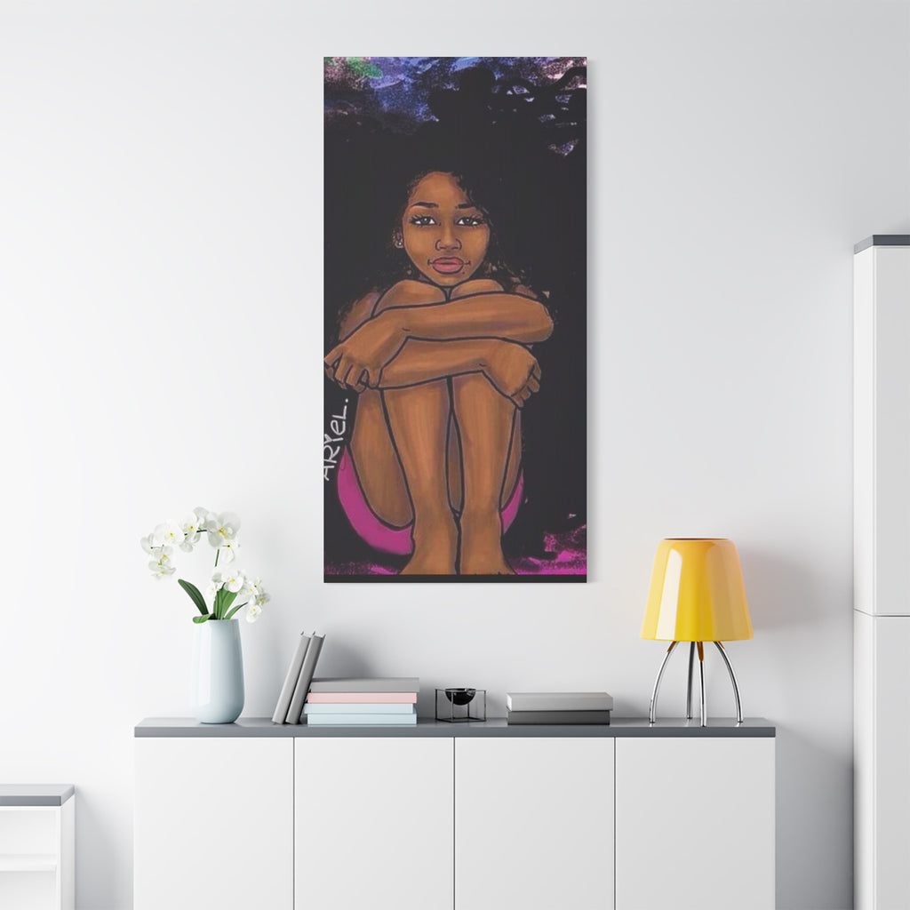 Brown Girl Matte Canvas, Stretched, 1.25"