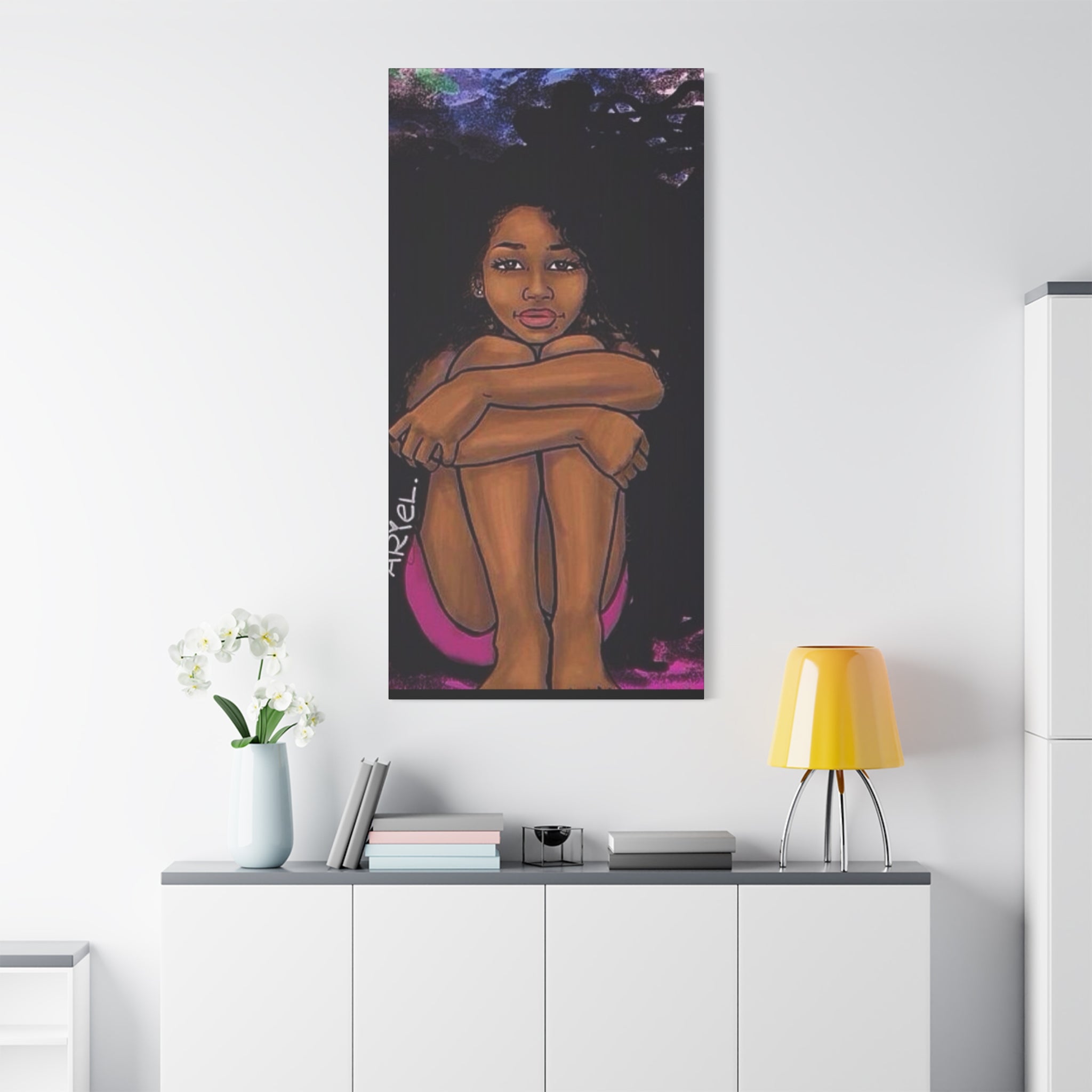 Brown Girl Matte Canvas, Stretched, 1.25"