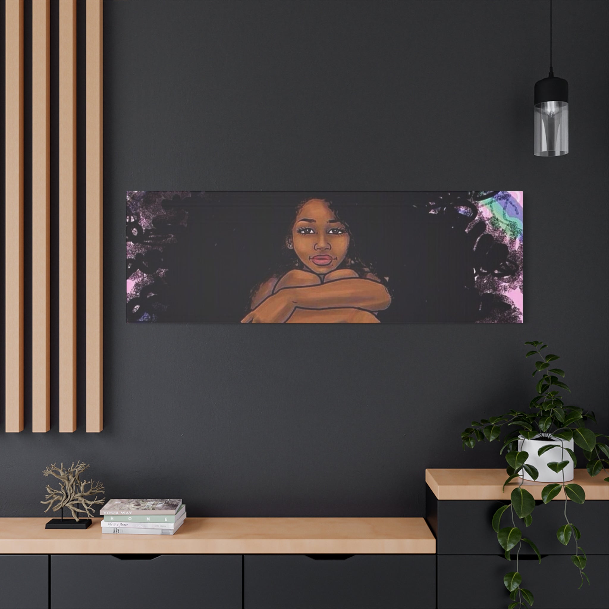 Brown Girl Matte Canvas, Stretched, 1.25"