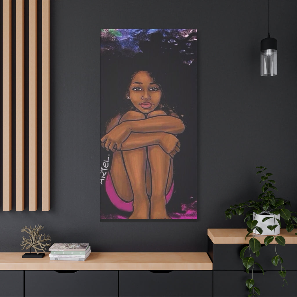 Brown Girl Matte Canvas, Stretched, 1.25"