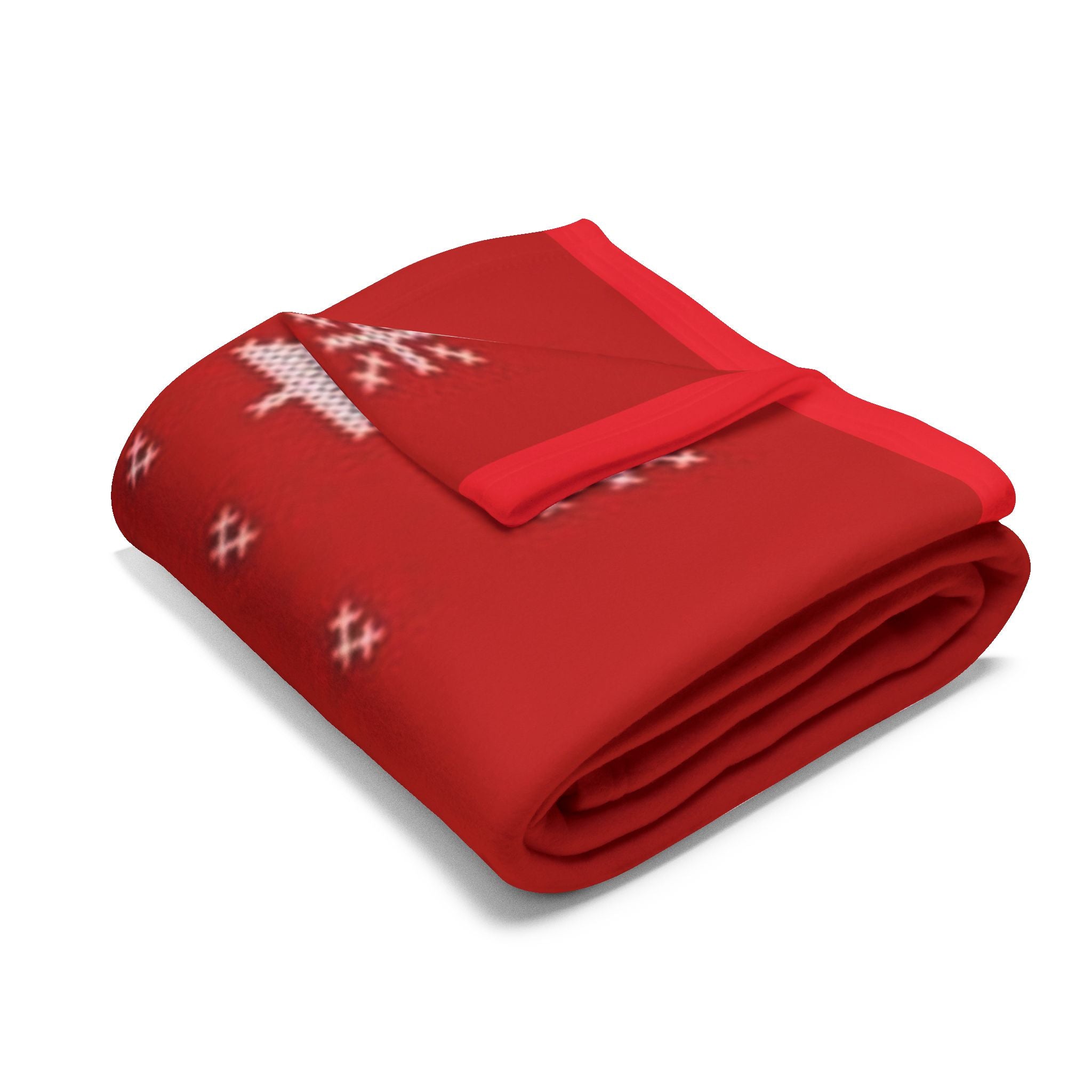 Holiday Fleece Blanket - Merry Christmas ya filthy animal- Red