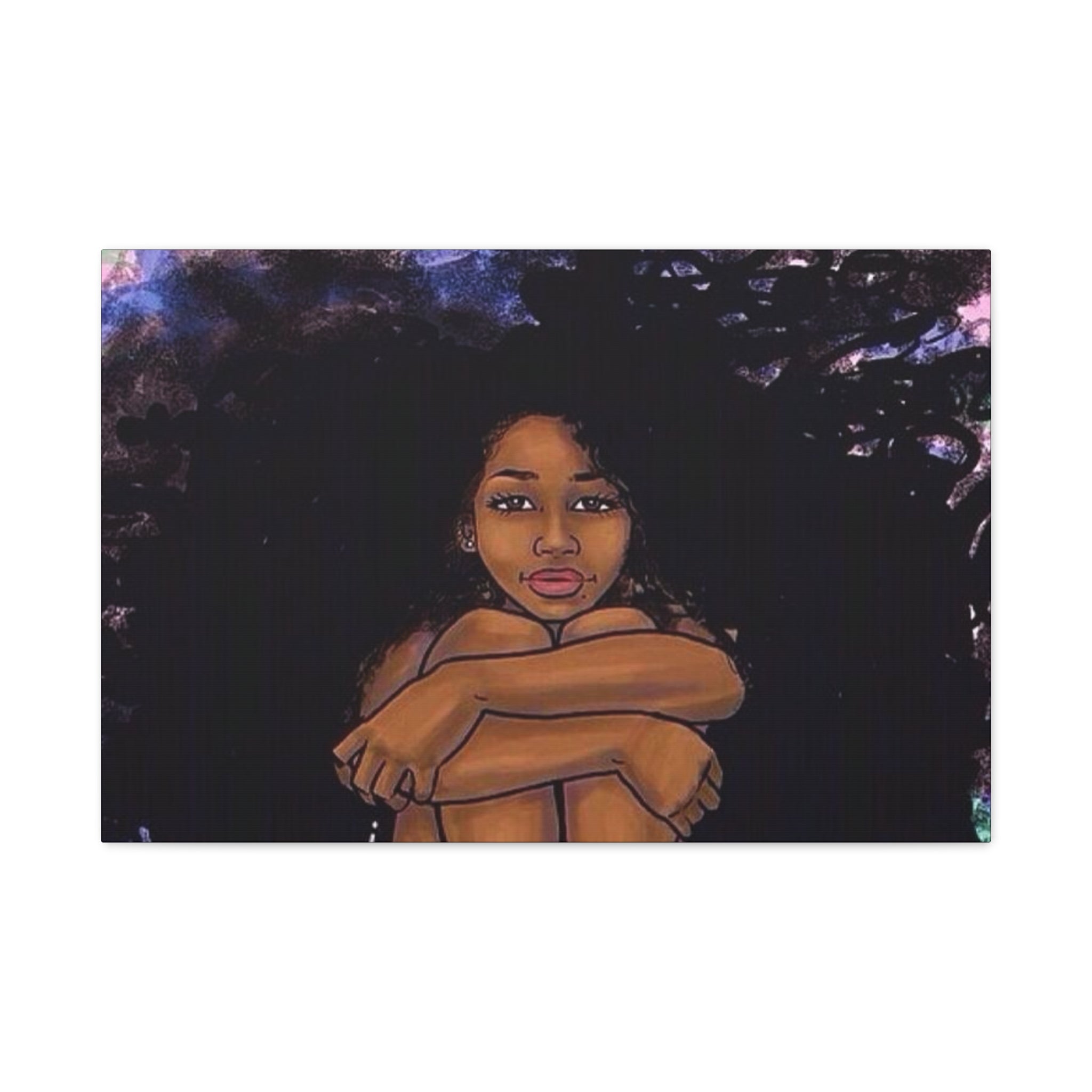 Brown Girl Matte Canvas, Stretched, 1.25"