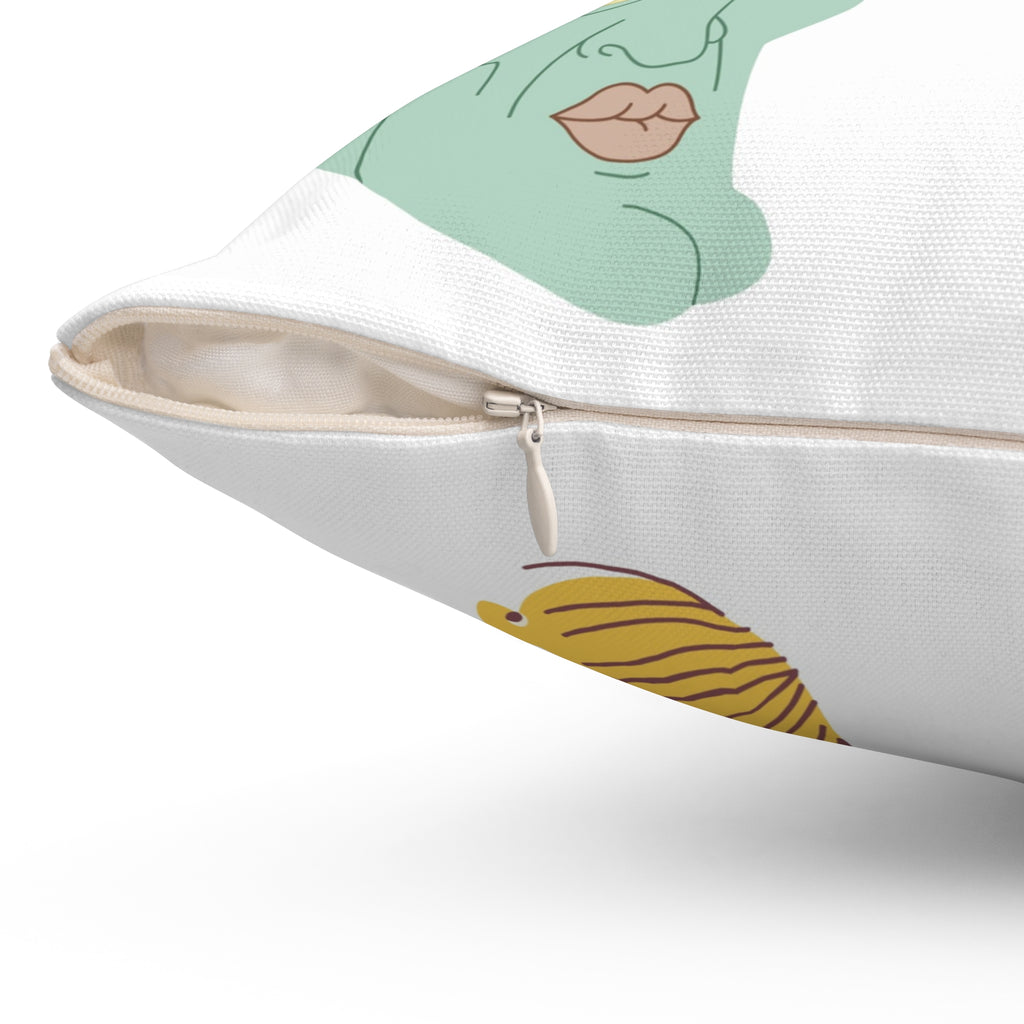 Meme Faces Pillow — Baby Yoda, Boba Fett & Simpsons Iconic Faces Decorative Throw Pillow