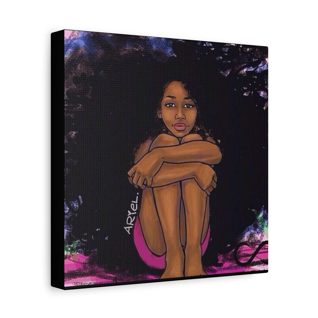Brown Girl Matte Canvas, Stretched, 1.25"