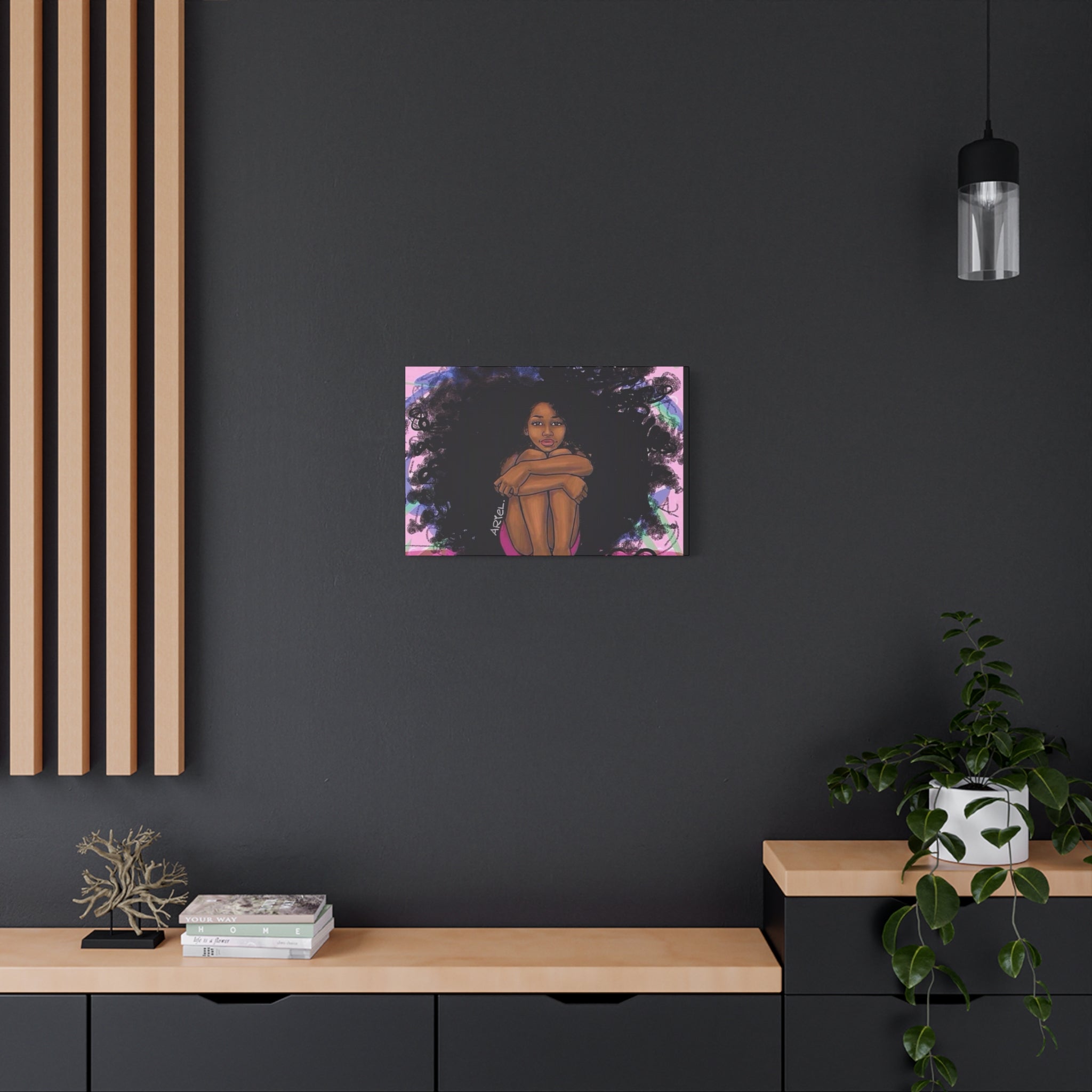 Brown Girl Matte Canvas, Stretched, 1.25"