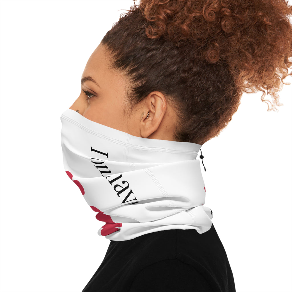 'I Only Have Eyes for You' Winter Neck Gaiter with Drawstring