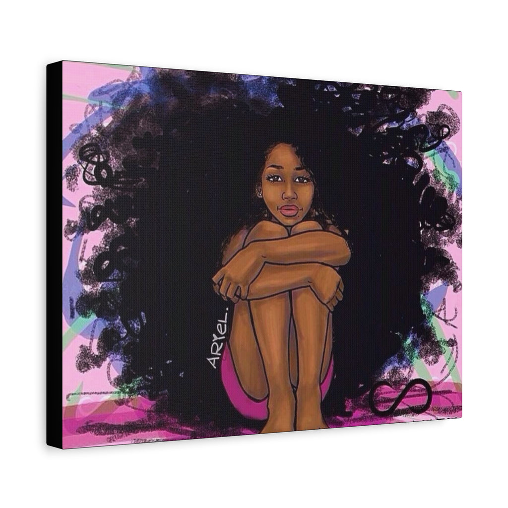 Brown Girl Matte Canvas, Stretched, 1.25"