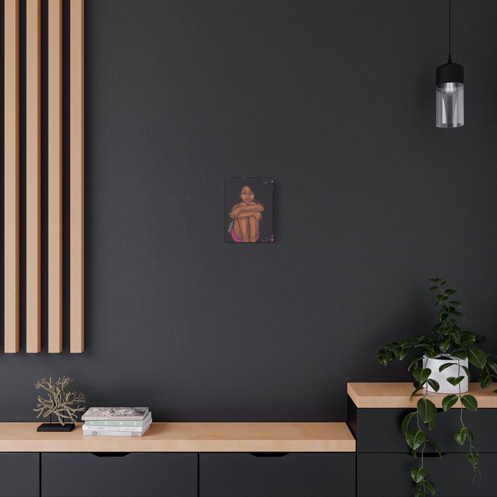 Brown Girl Matte Canvas, Stretched, 1.25"