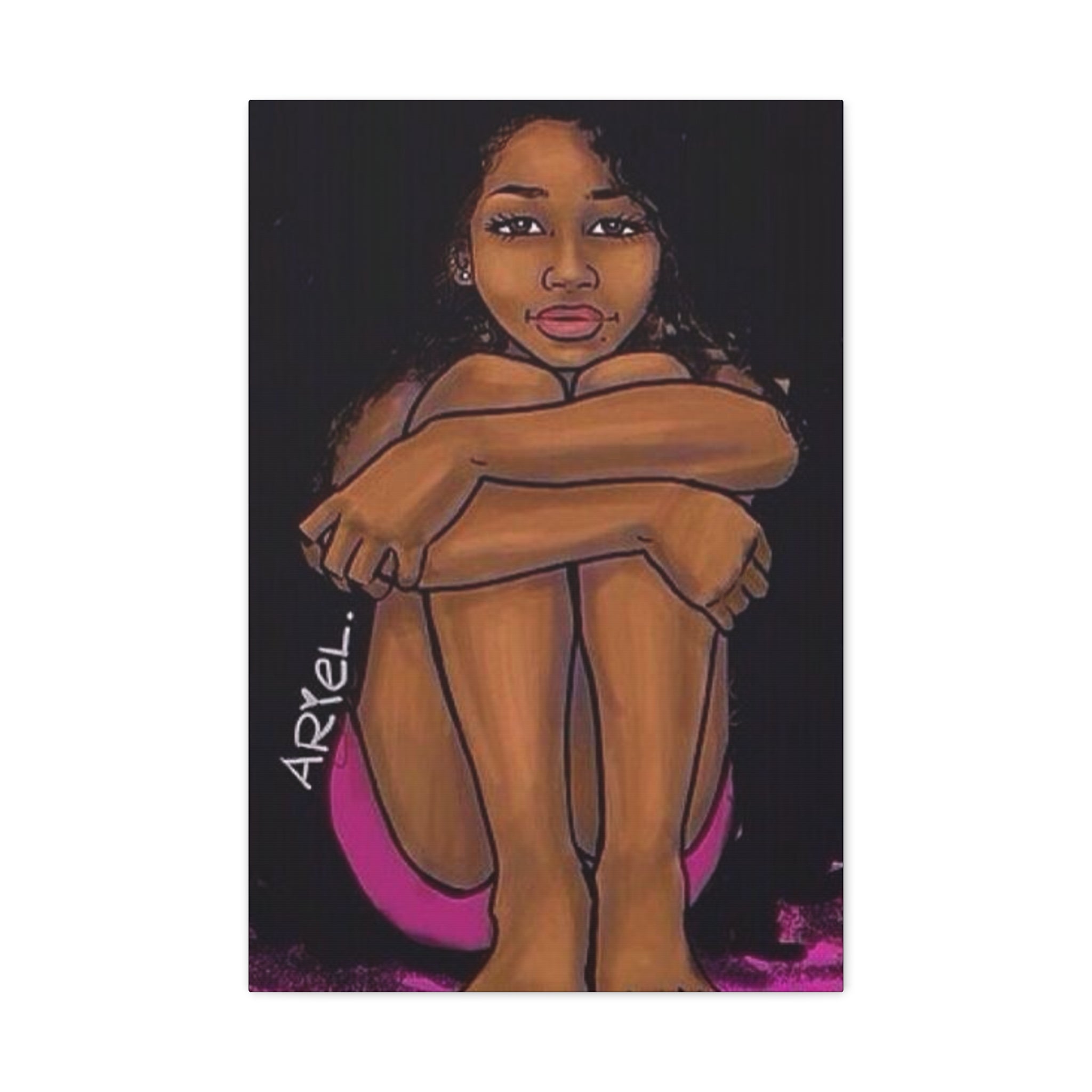 Brown Girl Matte Canvas, Stretched, 1.25"
