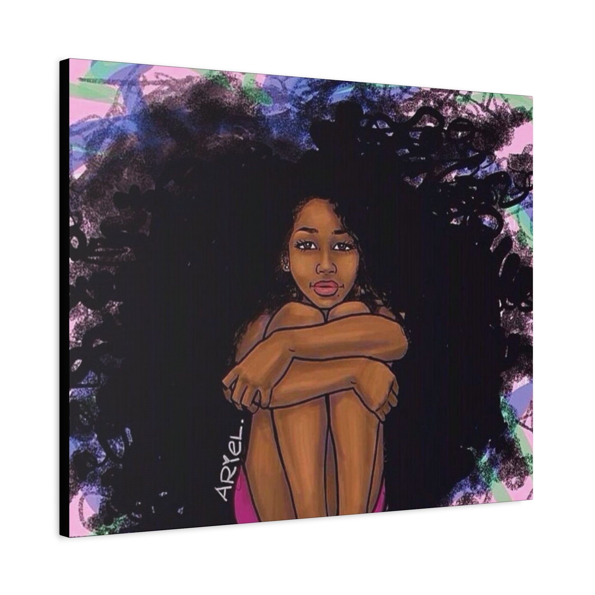 Brown Girl Matte Canvas, Stretched, 1.25"