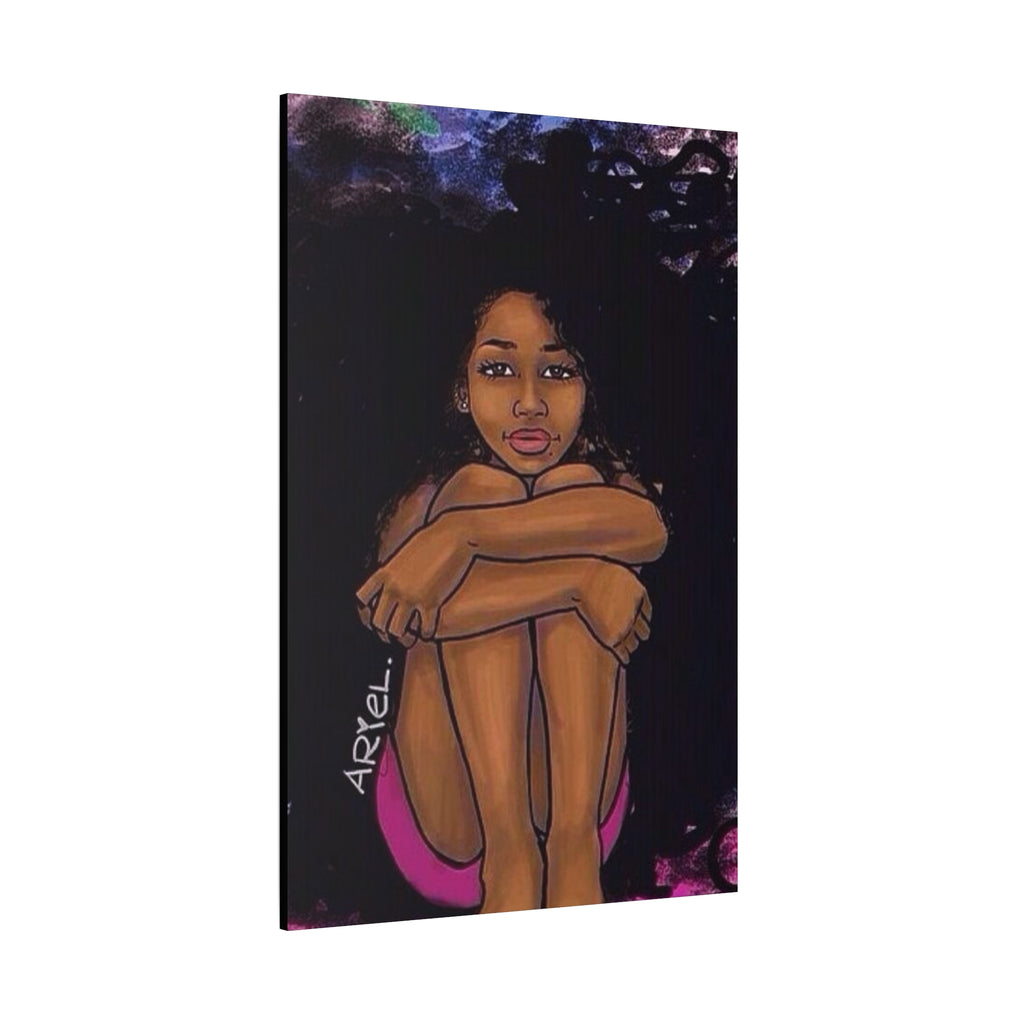 Brown Girl Matte Canvas, Stretched, 1.25"