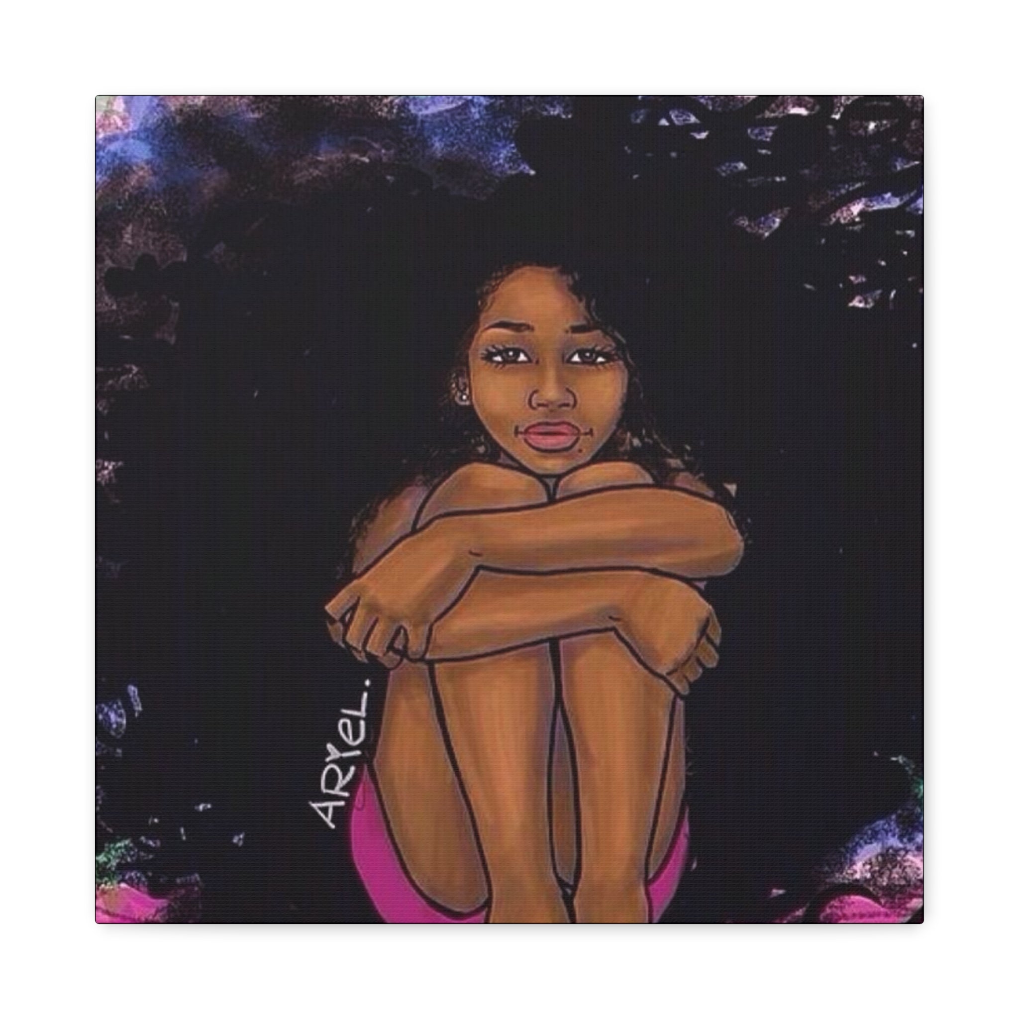 Brown Girl Matte Canvas, Stretched, 1.25"