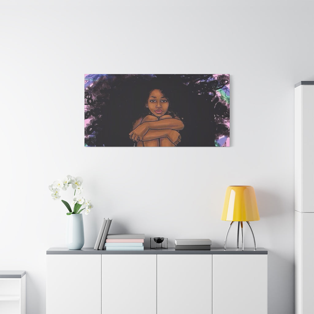 Brown Girl Matte Canvas, Stretched, 1.25"
