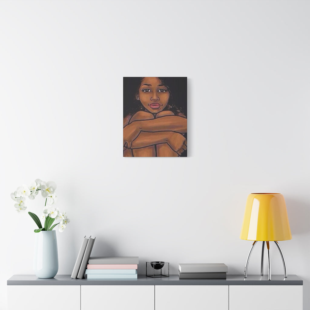 Brown Girl Matte Canvas, Stretched, 1.25"