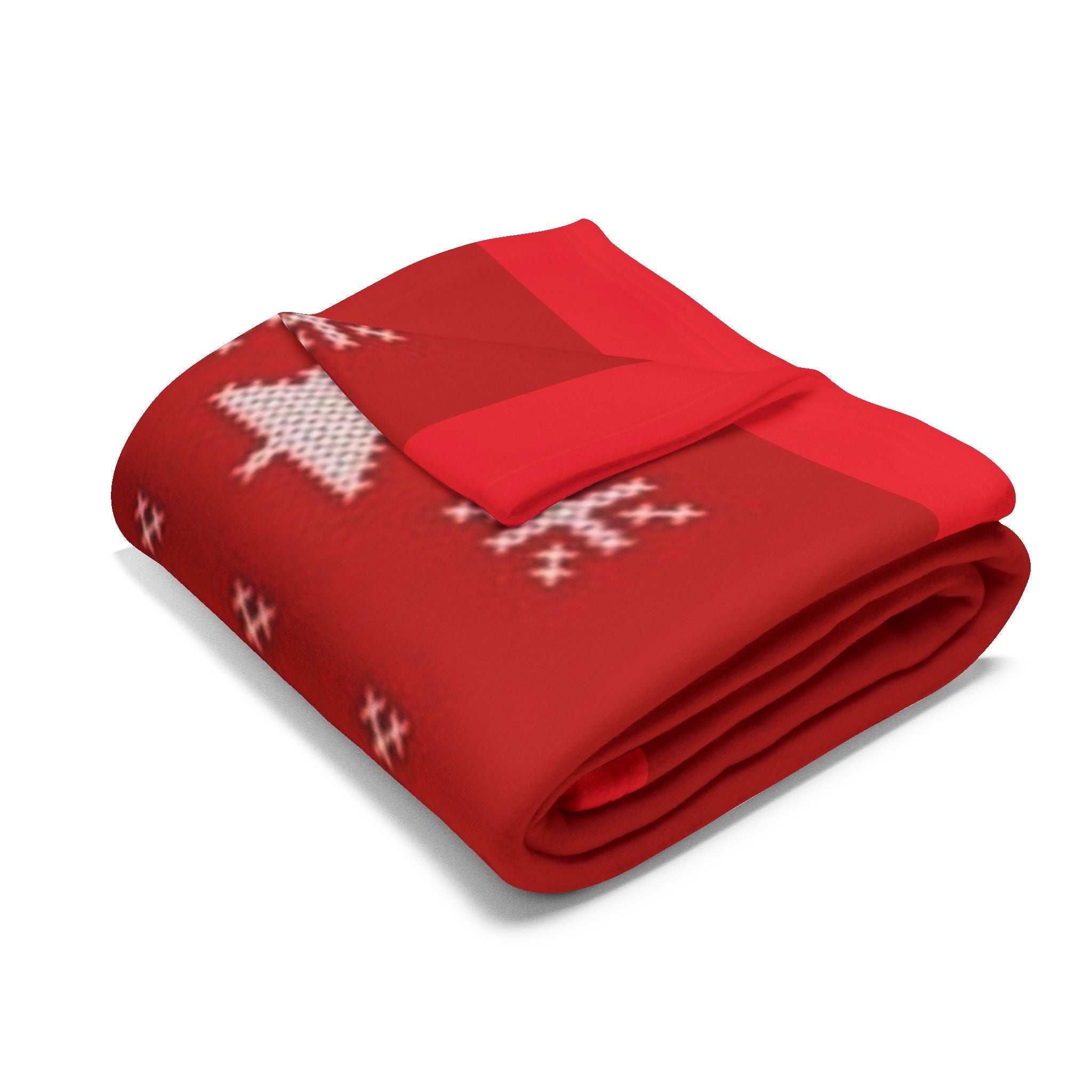 Holiday Fleece Blanket - Merry Christmas ya filthy animal- Red