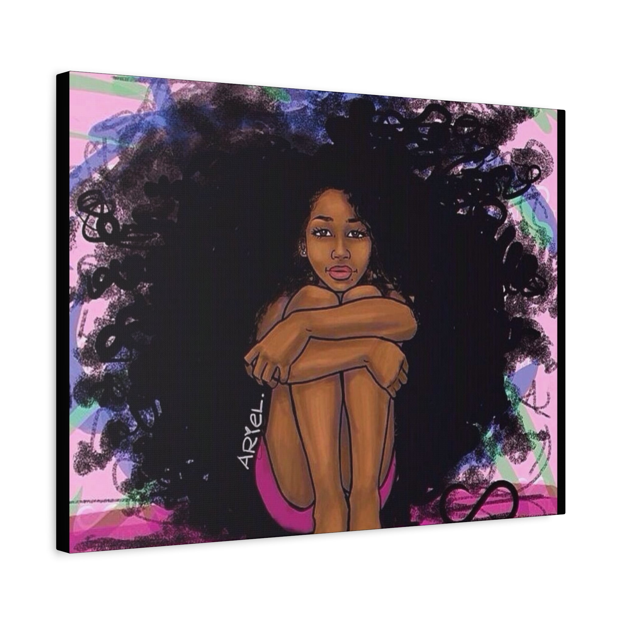 Brown Girl Matte Canvas, Stretched, 1.25"