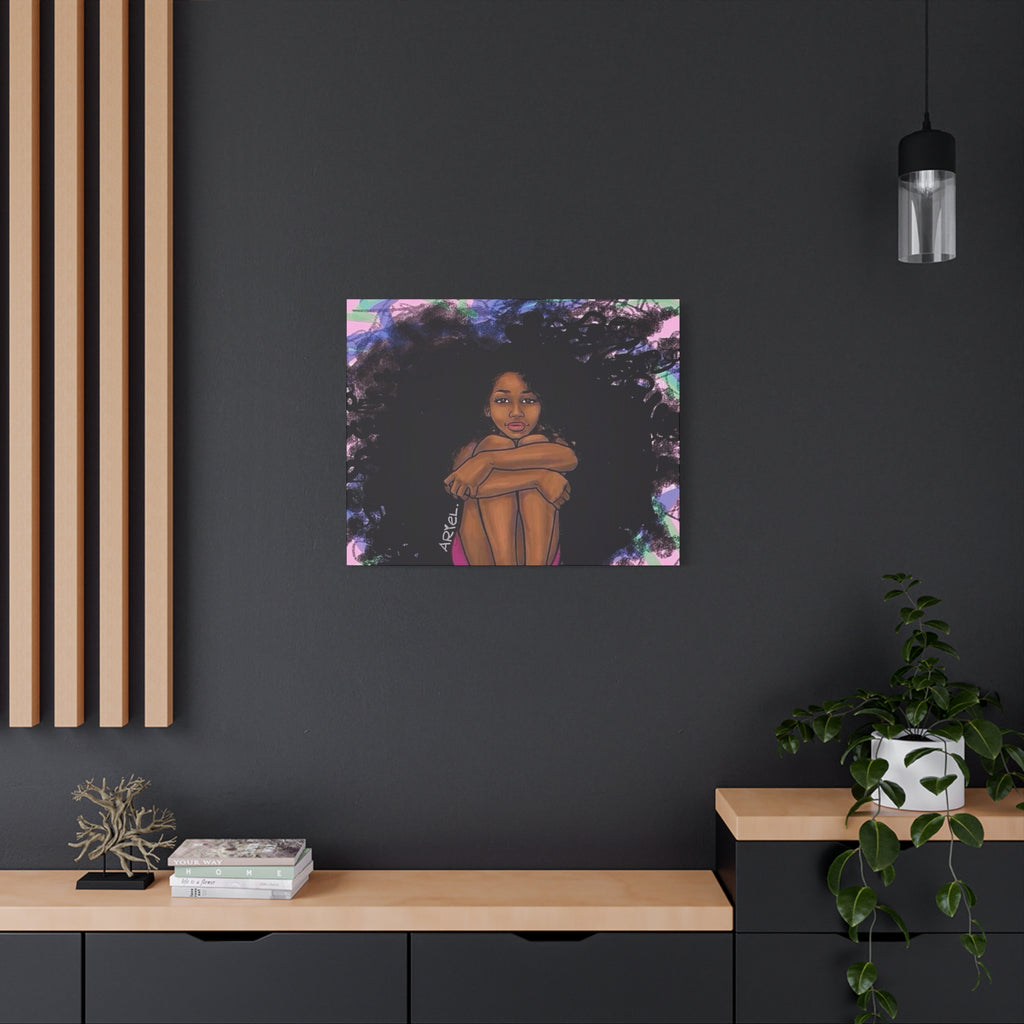Brown Girl Matte Canvas, Stretched, 1.25"