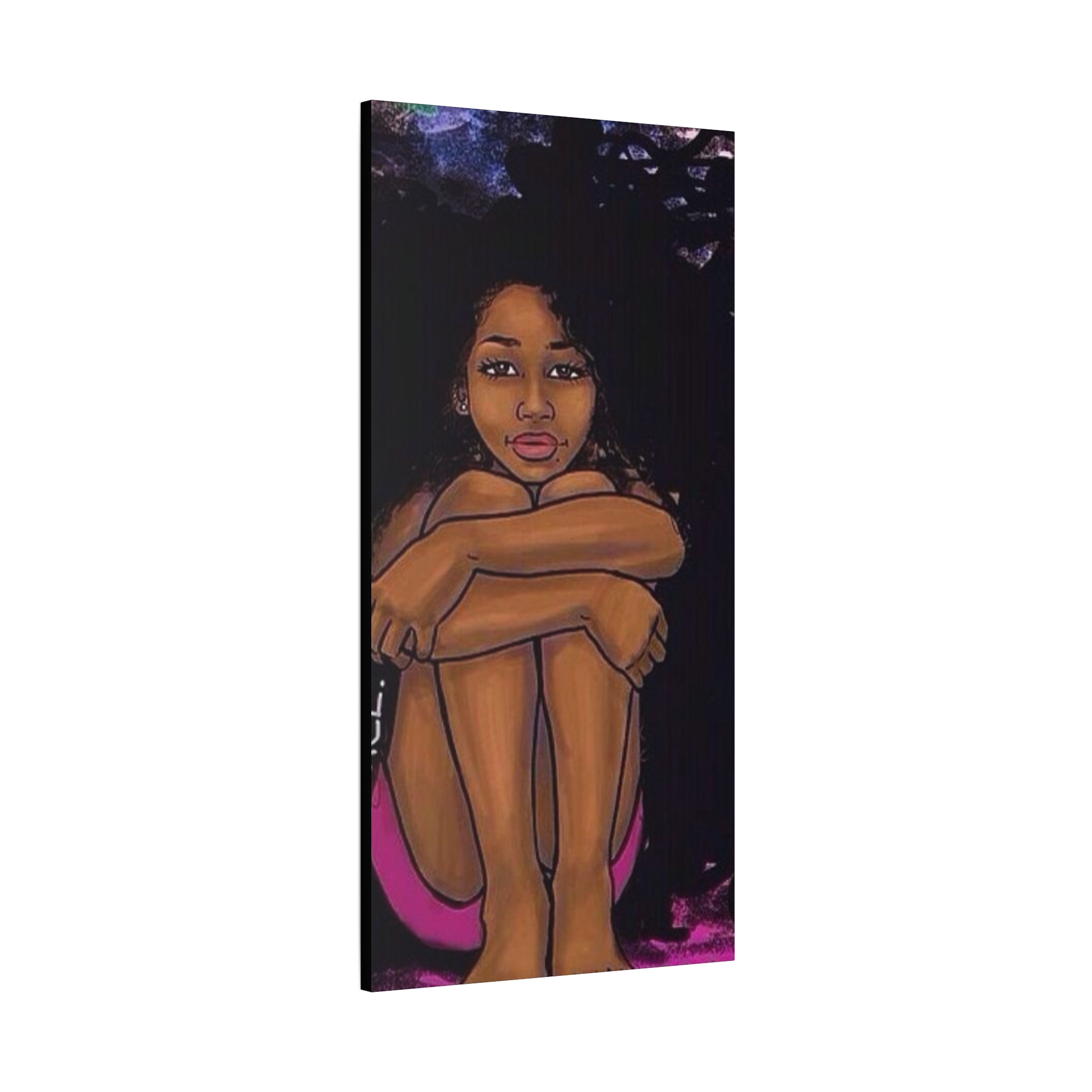 Brown Girl Matte Canvas, Stretched, 1.25"