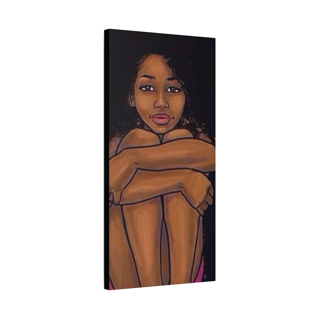 Brown Girl Matte Canvas, Stretched, 1.25"