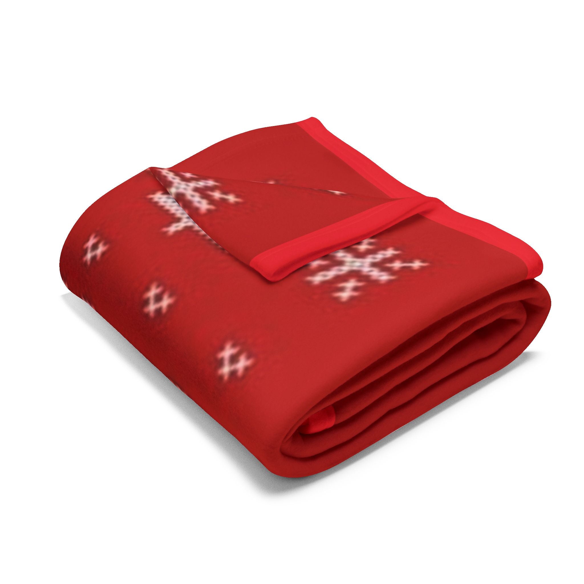 Holiday Fleece Blanket - Merry Christmas ya filthy animal- Red