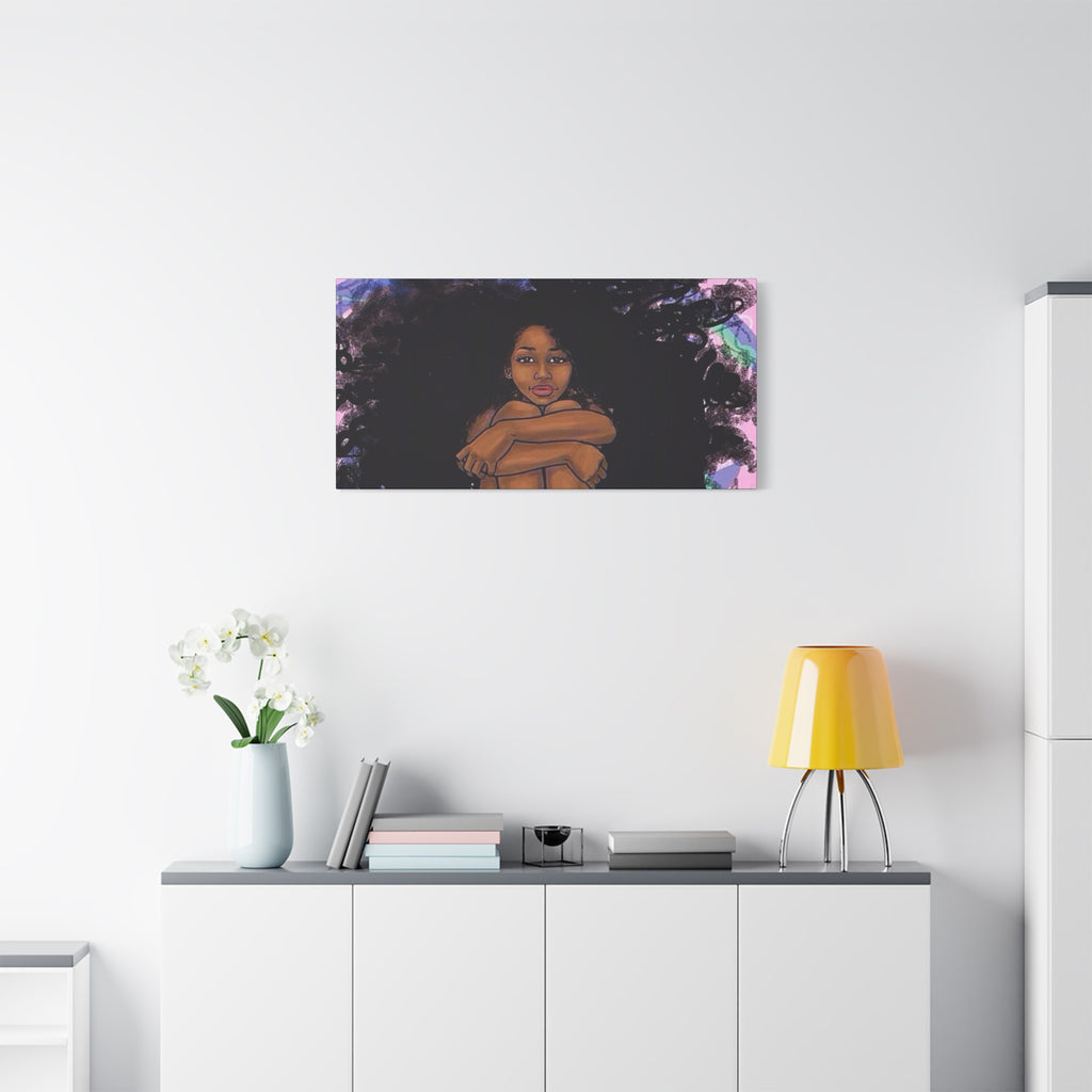 Brown Girl Matte Canvas, Stretched, 1.25"