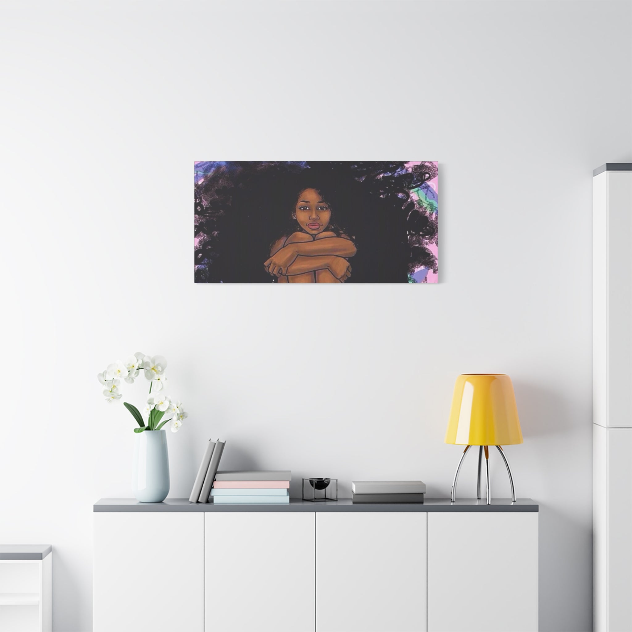 Brown Girl Matte Canvas, Stretched, 1.25"