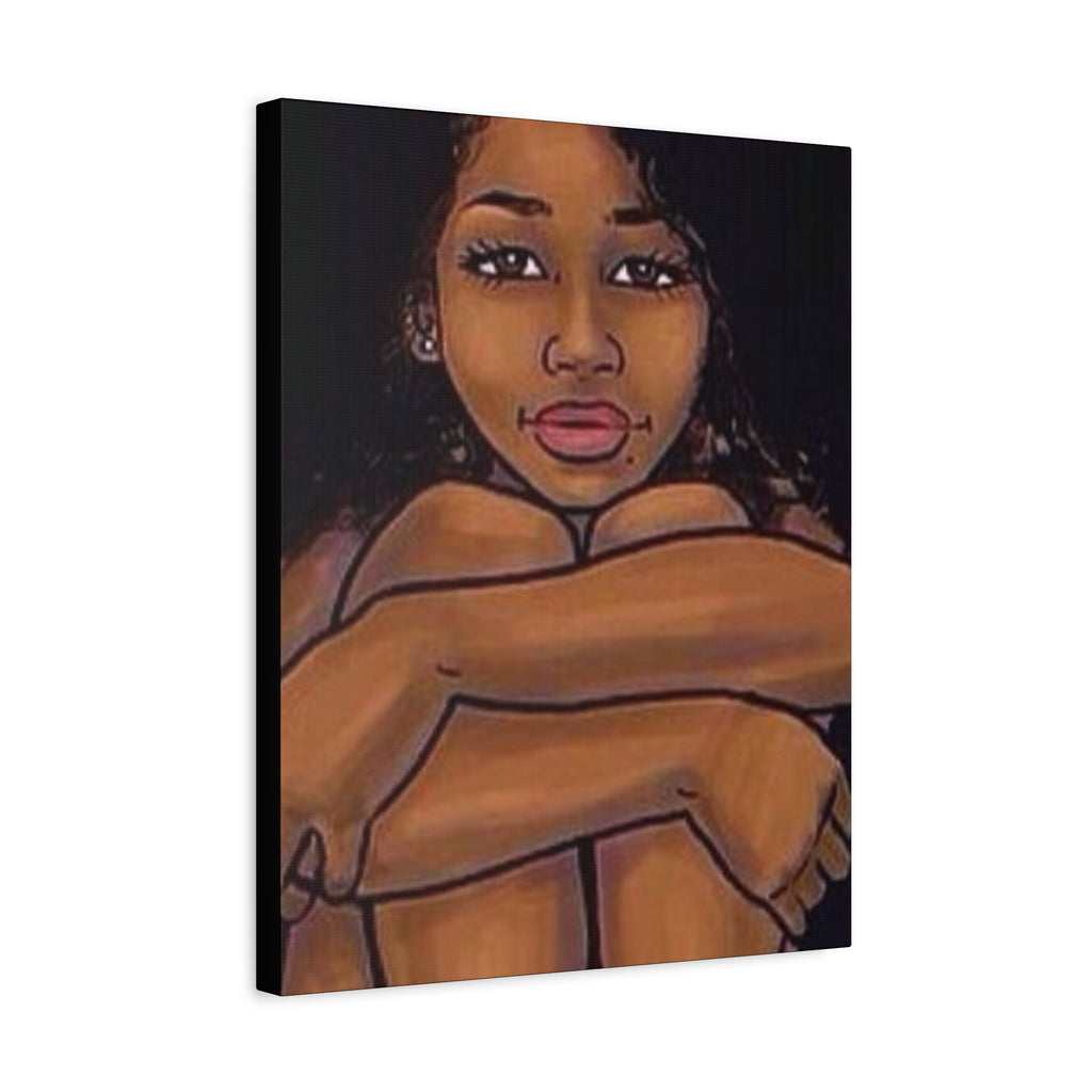 Brown Girl Matte Canvas, Stretched, 1.25"