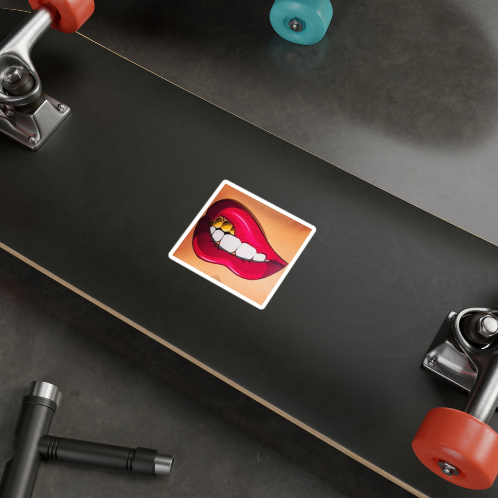 Bold Lip Vinyl Decals for Home Decor