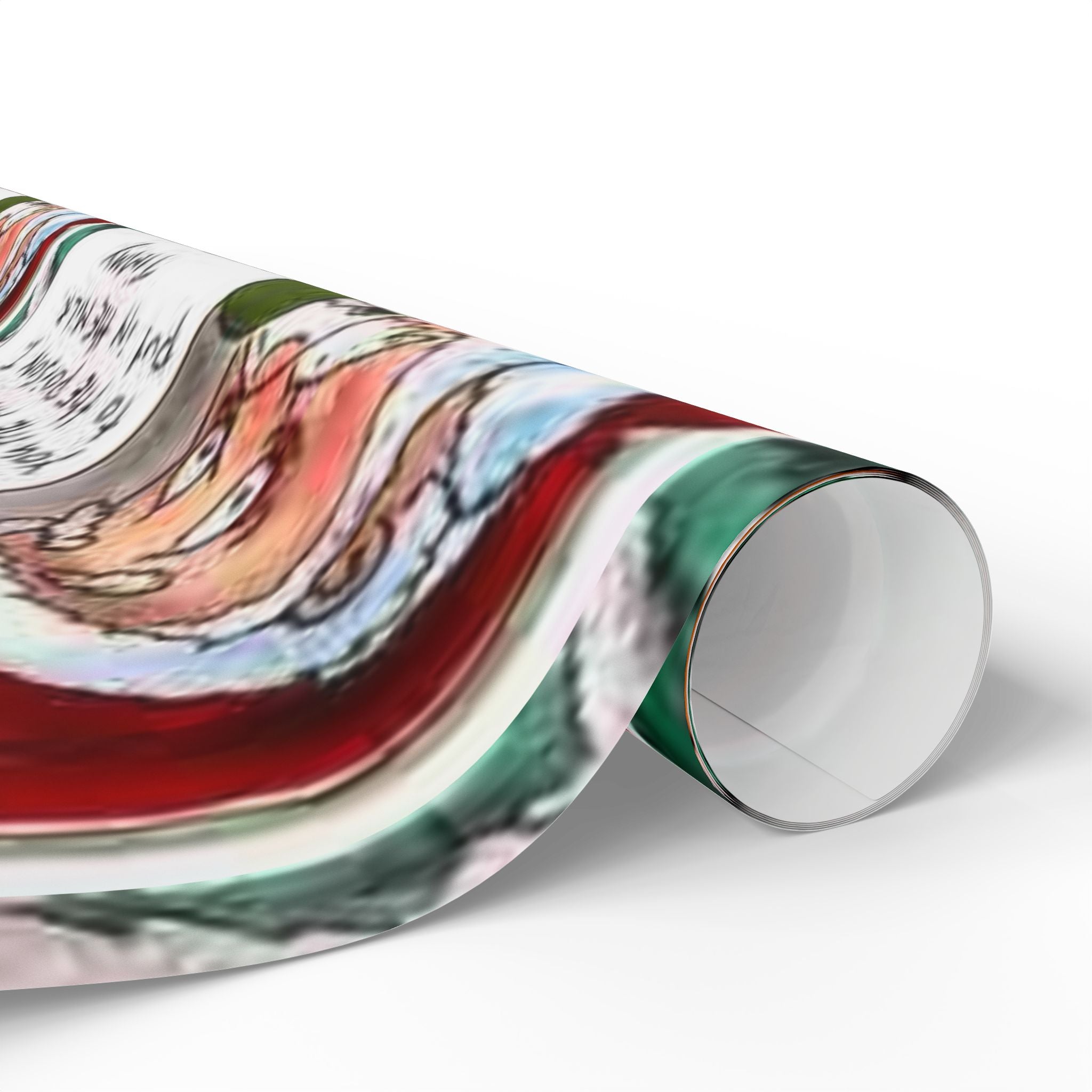 Santa Poisoned Milk Holiday Gift Wrap
