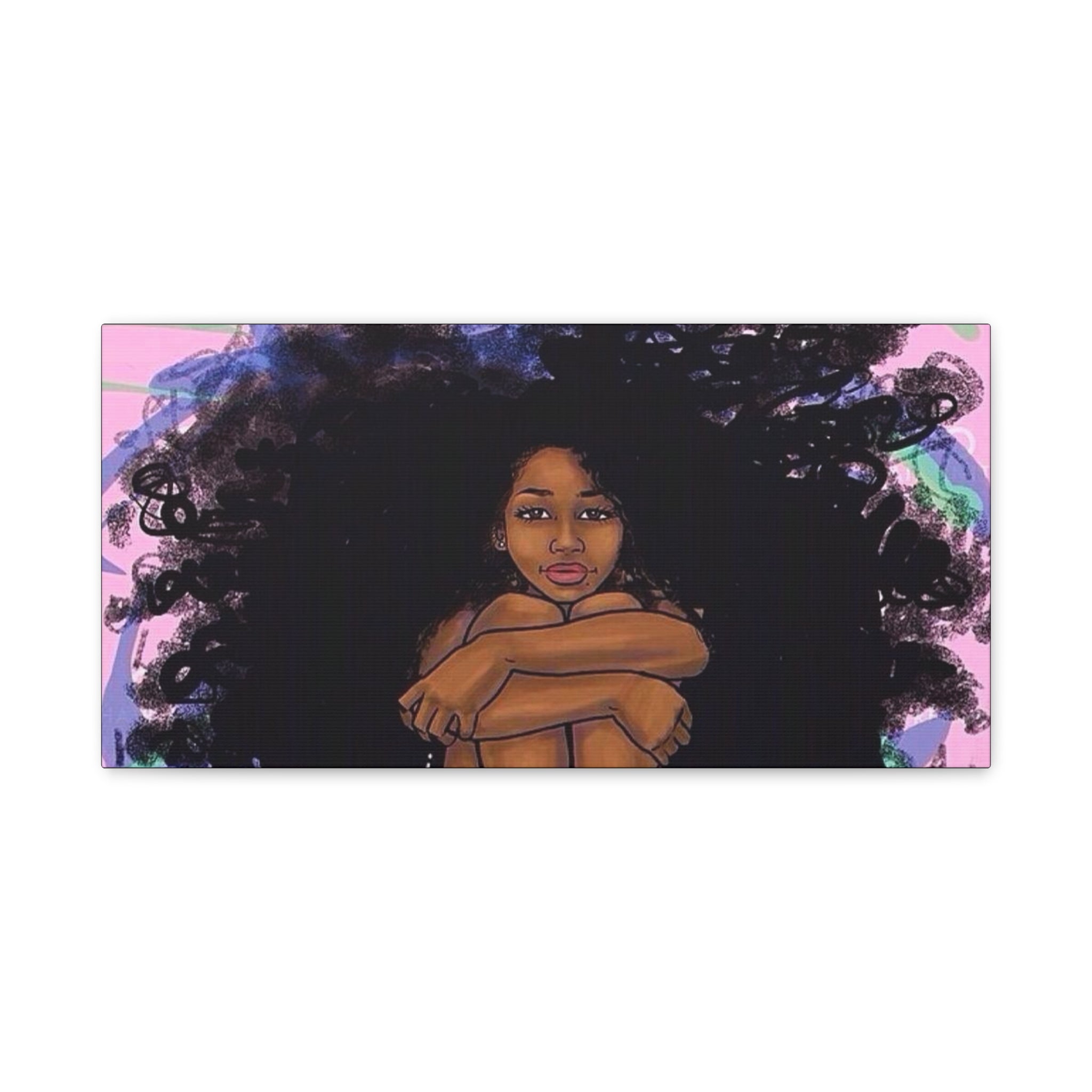 Brown Girl Matte Canvas, Stretched, 1.25"