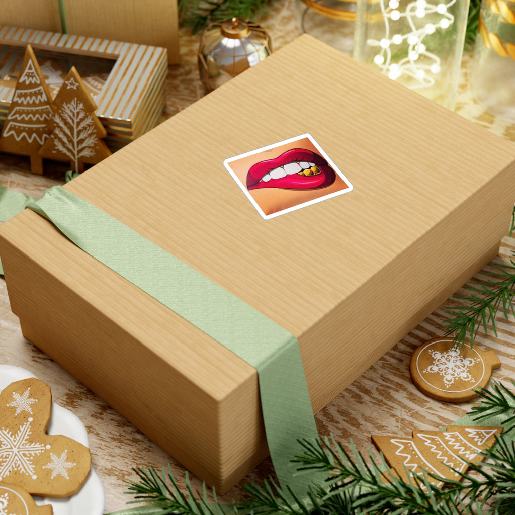 Bold Lip Vinyl Decals for Home Decor