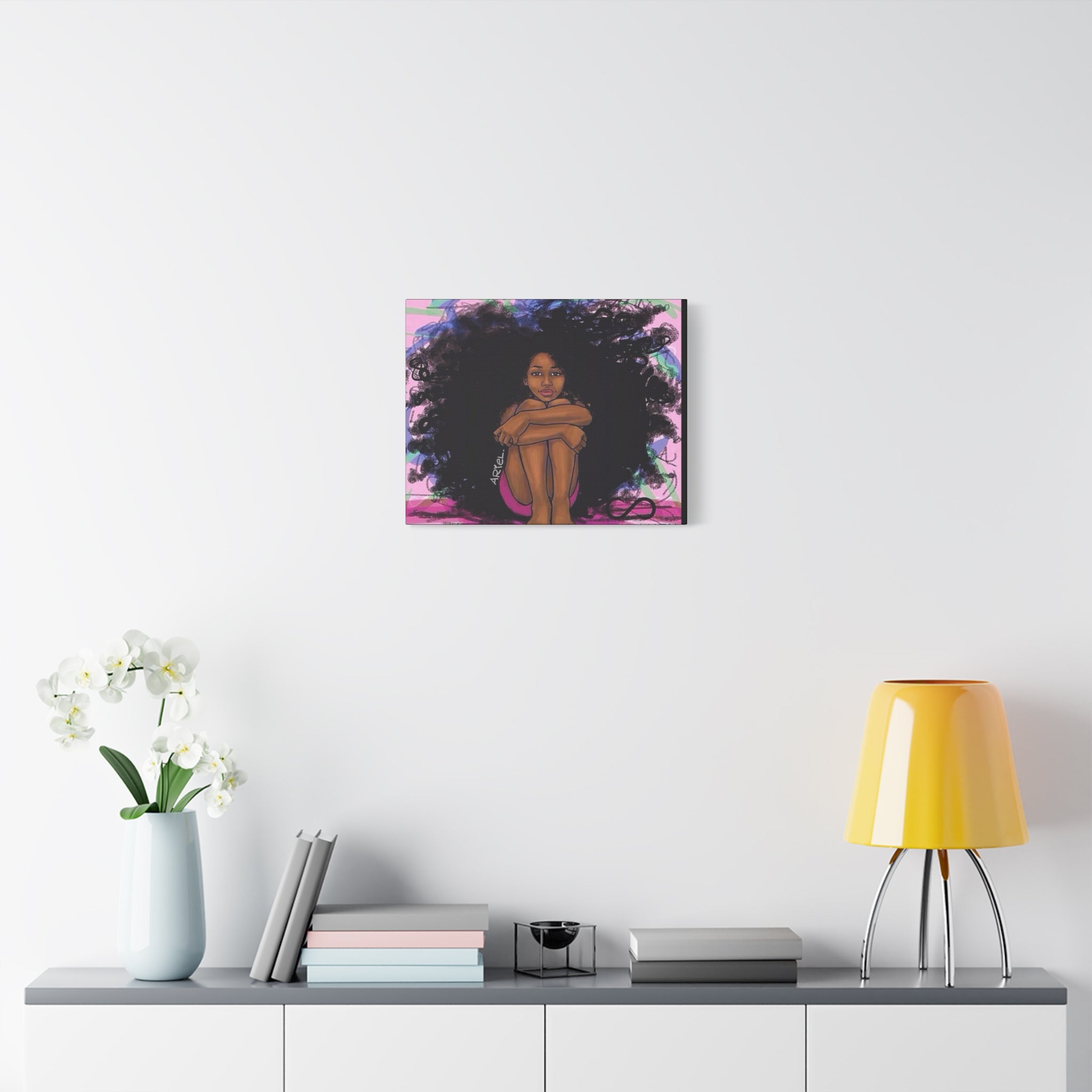 Brown Girl Matte Canvas, Stretched, 1.25"