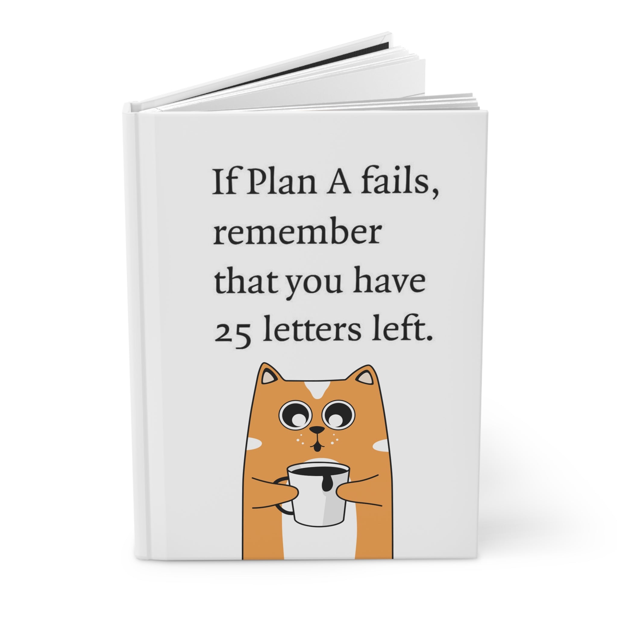 Whimsical Cat Journal with Motivational Quote, Cute Notebook for Cat Lovers, Gifts for Writers, Creative Journal, Birthday Gift, Pet Lovers