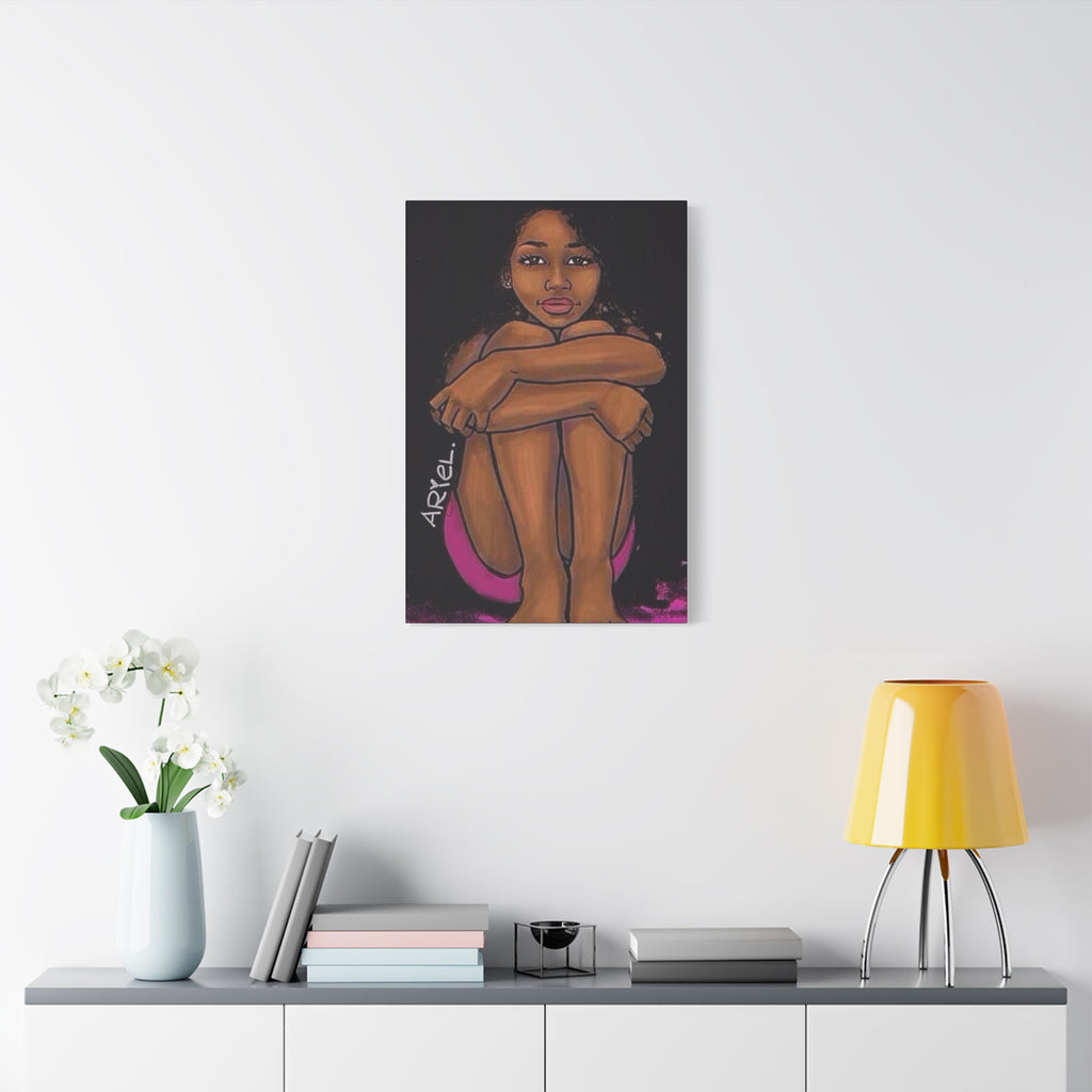 Brown Girl Matte Canvas, Stretched, 1.25"