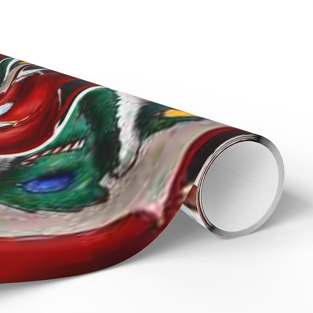 Santa Poisoned Milk Holiday Gift Wrap